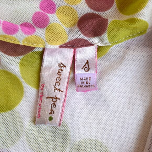 Y2K Mod Retro Colorful Mesh Sleeveless Collared Top - Small - Picture 3 of 5